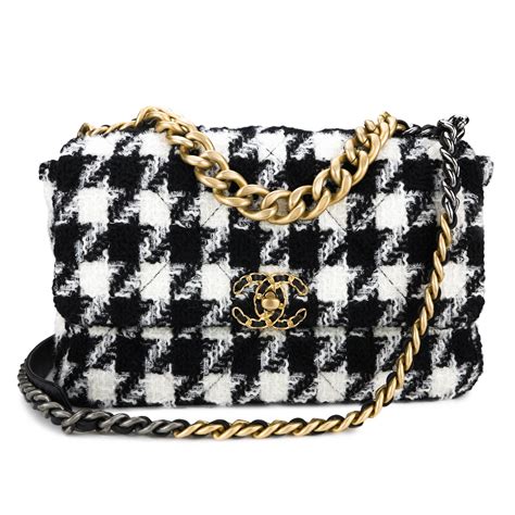 chanel bags white and black|New this season .